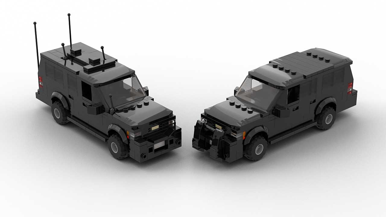 LEGO Chevrolet Suburban 2012 Secret service and Police Model