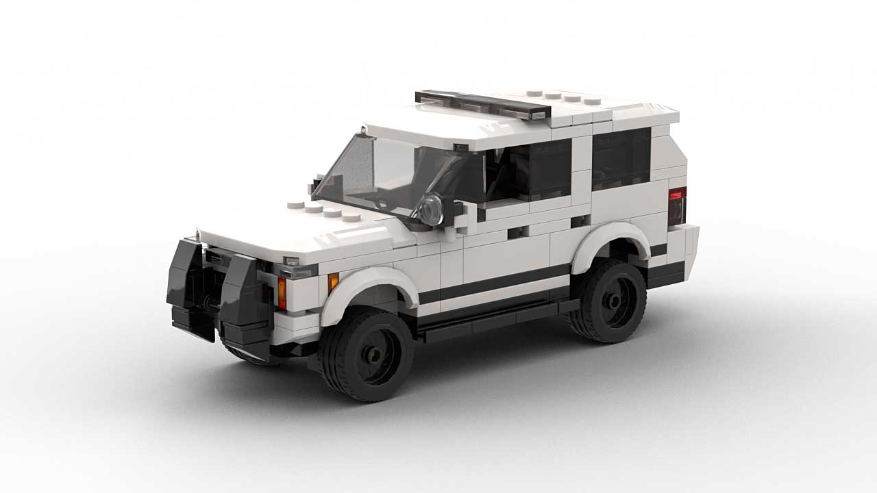 LEGO Chevrolet Tahoe 21 Police Model White