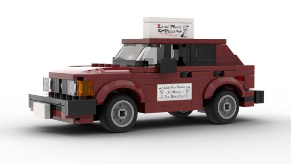LEGO Home Alone Pizza Car Model