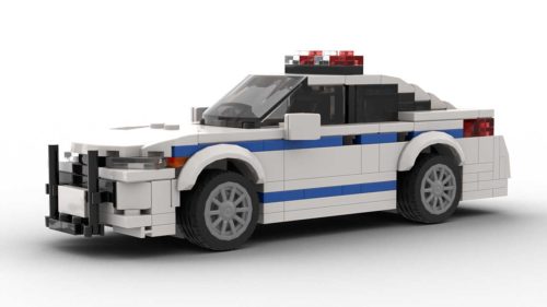 LEGO Ford Fusion NYPD Model