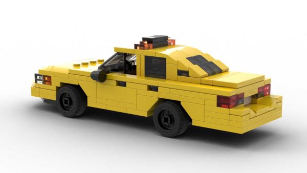 LEGO Chevrolet Caprice Taxi 96 Model Rear
