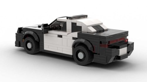 LEGO Dodge Charger Police Pursuit 21 Model Rear