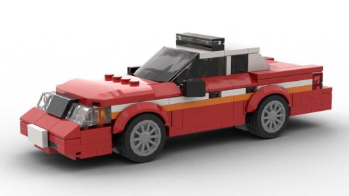 LEGO Ford Crown Victoria Fire Dep Model