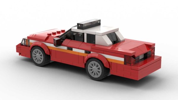 LEGO Ford Crown Victoria Fire Dep Model Rear