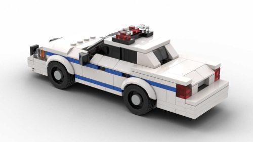 LEGO Ford Crown Victoria NYPD Model Rear