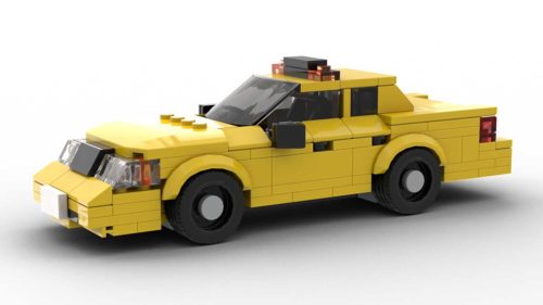 LEGO Ford Crown Victoria Taxi Model