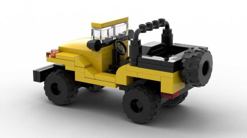LEGO Toyota FJ40 Cabrio Model Rear