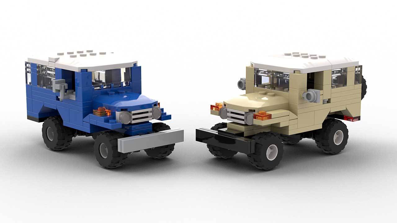 LEGO Toyota FJ40 Model Designs