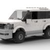 LEGO Toyota Land Cruiser 100 MOC Model