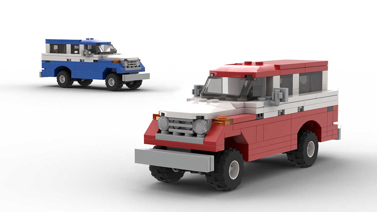 LEGO Toyota FJ55 Land Cruiser MOC Models 