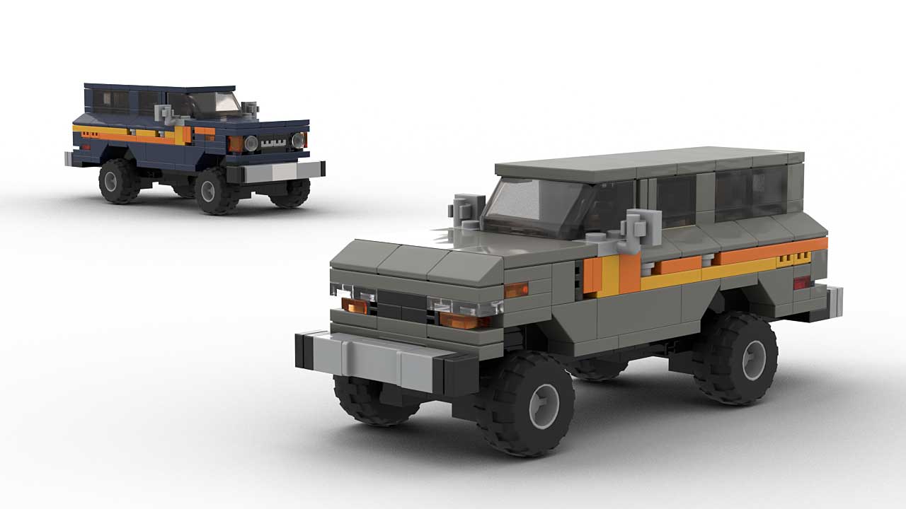 LEGO Toyota Land Cruiser 60 series MOC Models