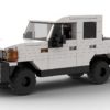 LEGO Toyota Land Cruiser 70 Double Cab Pickup Model