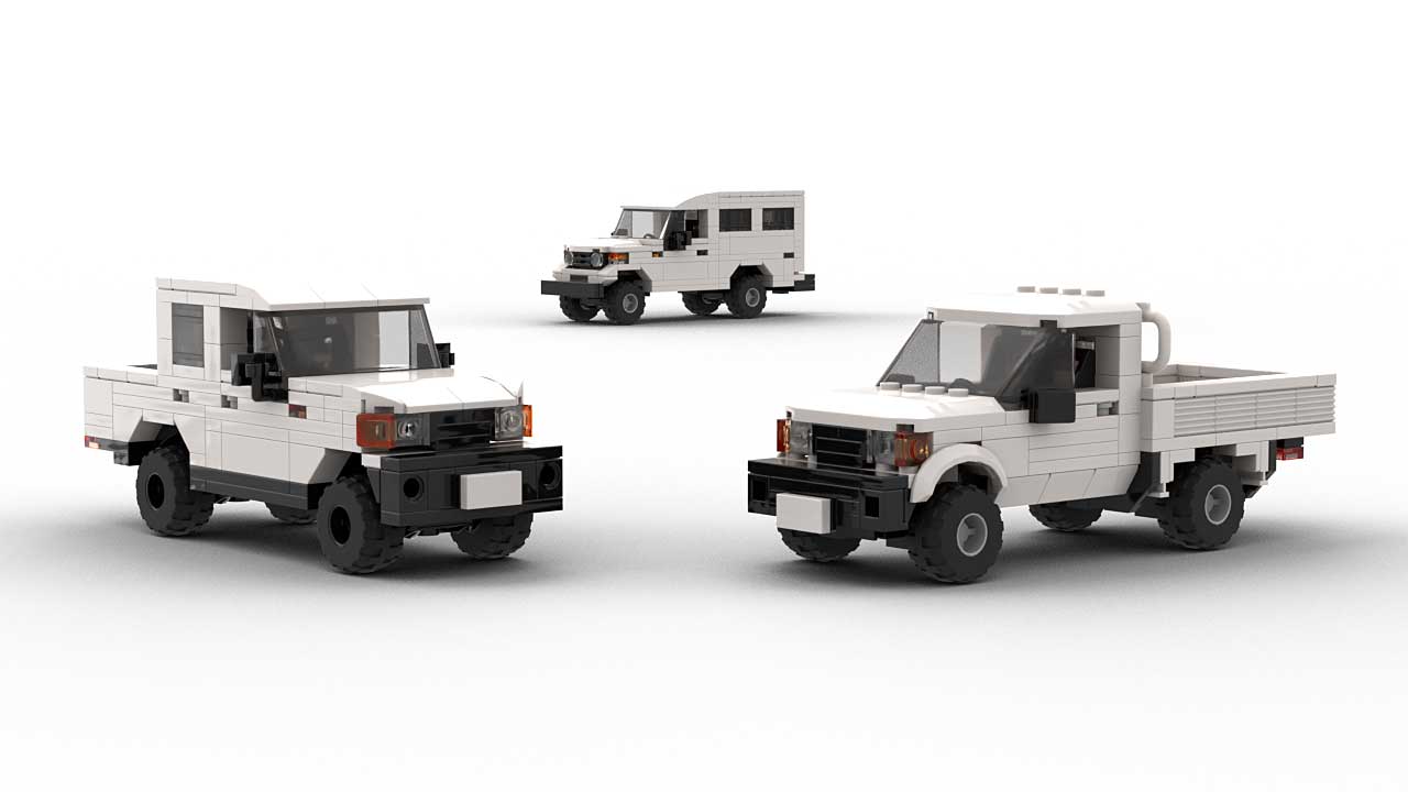 LEGO Toyota Land Cruiser 70 Series trucks Models