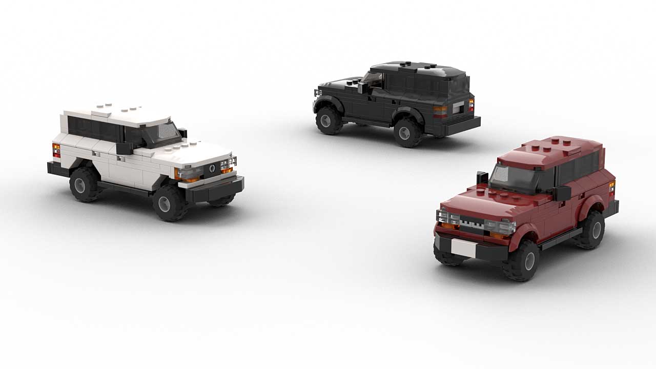 LEGO Toyota Land Cruiser 80 series 2 Models