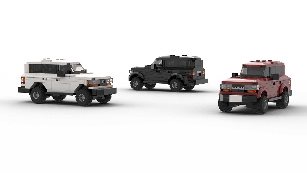 LEGO Toyota Land Cruiser 80 series Models