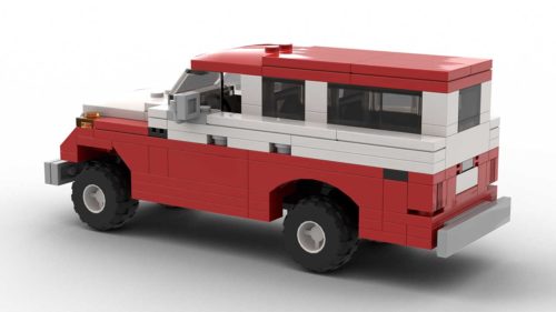 LEGO Toyota Land Cruiser FJ55 Model Rear