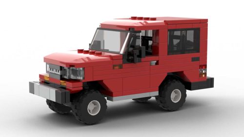 LEGO Toyota Land Cruiser Prado 1990 3-door Model