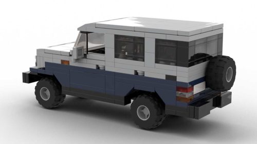 LEGO Toyota Land Cruiser Prado 1990 Model Rear