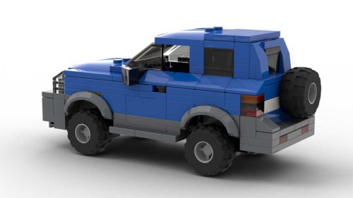 LEGO Toyota Land Cruiser Prado 1998 3-door Model Rear