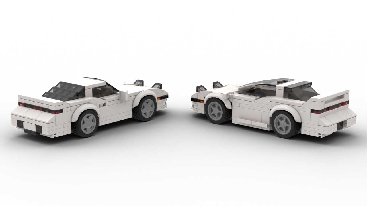 LEGO Mitsubishi 3000GT VR-4 MOC Models Rear View