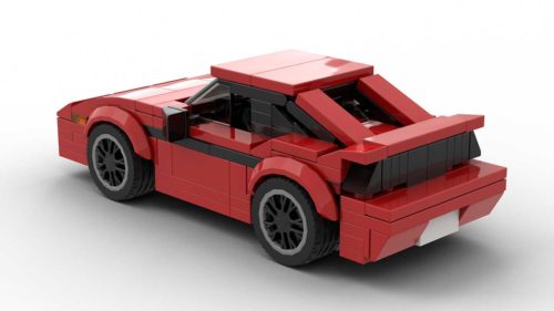 LEGO Pontiac Fiero 87 Model Rear