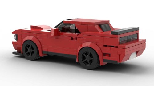 LEGO Dodge Challenger SRT Demon Model Rear
