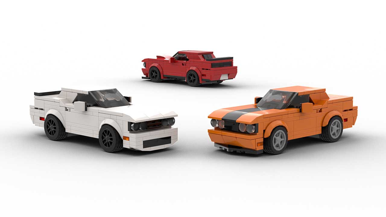 LEGO Dodge Challenger Designs Models
