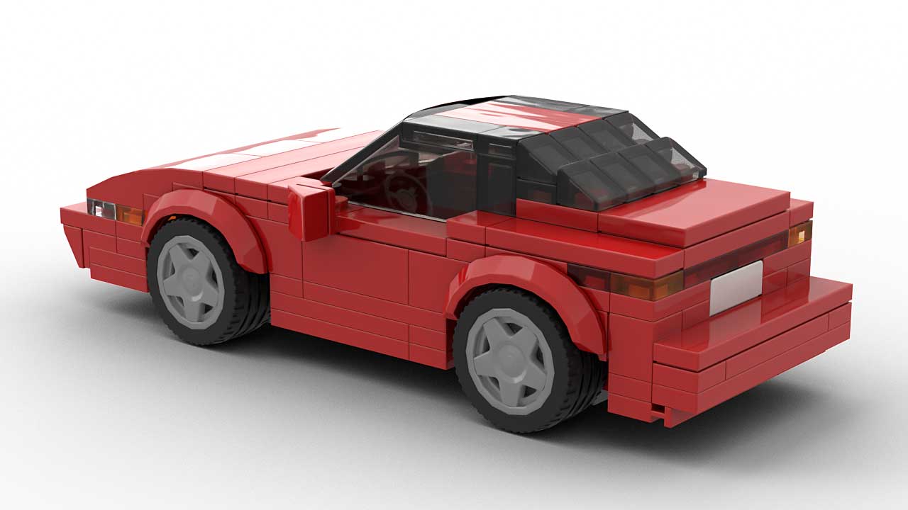 LEGO Subaru SVX Model Rear