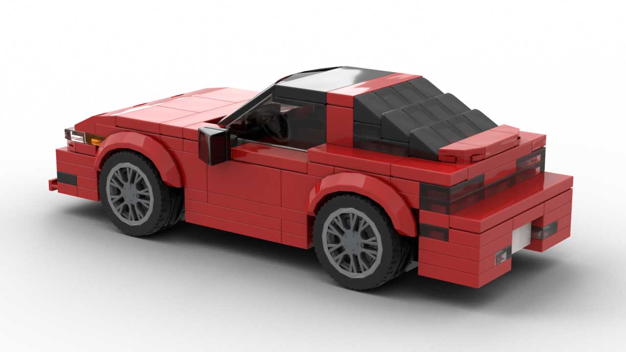 LEGO Plymouth Laser RS Turbo 92 Model Rear
