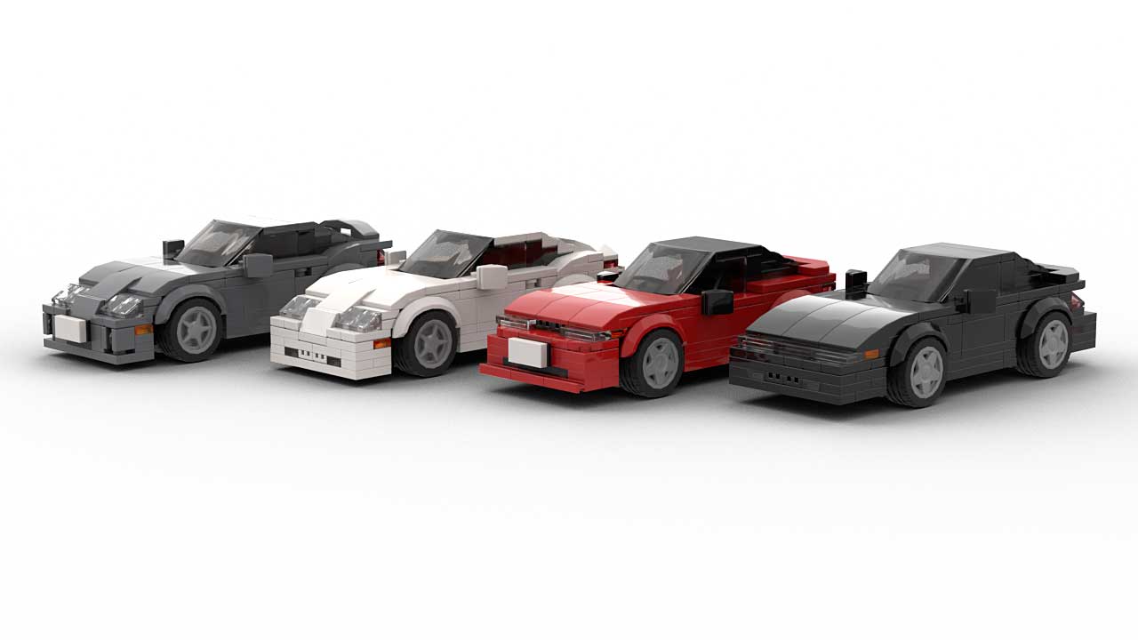 LEGO Mitsubishi Eclipse DSM MOC models