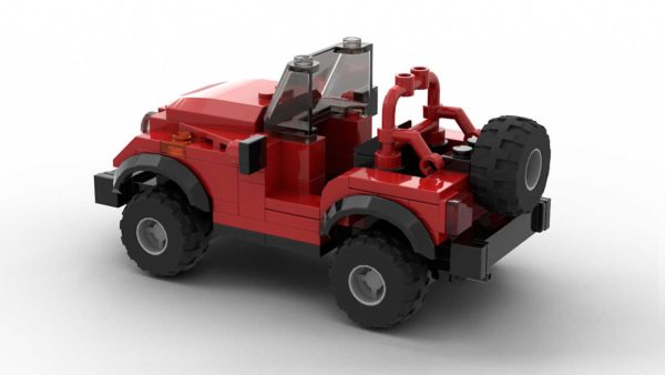LEGO Jeep CJ-5 Model Rear