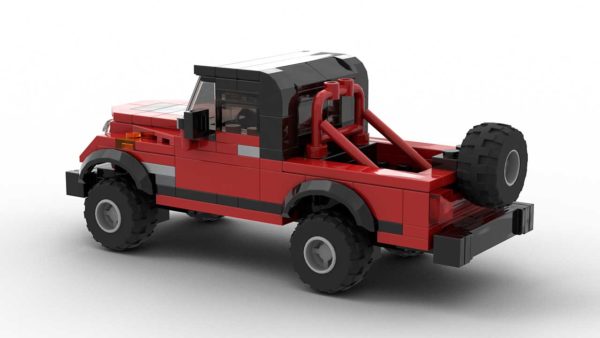 LEGO Jeep CJ-8 Scrambler Model Rear