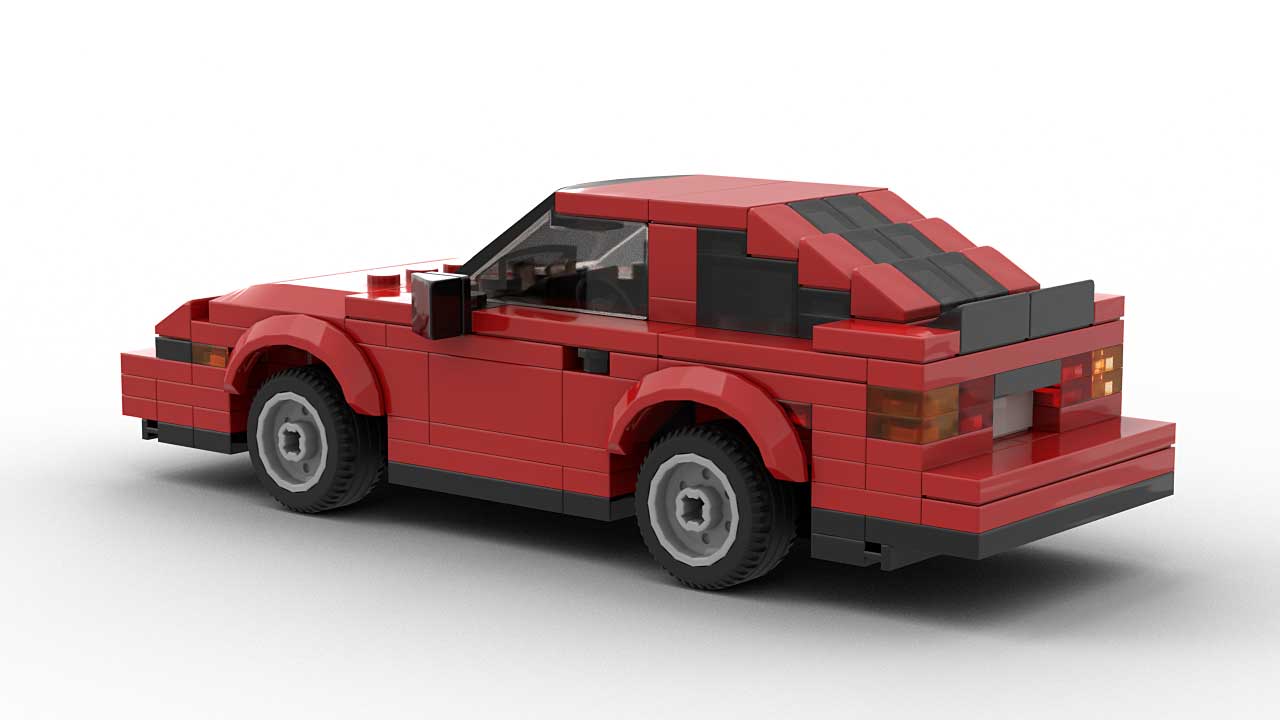 LEGO Toyota Corolla GT-S 85 Model Rear