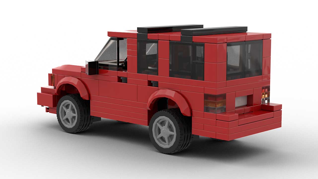 LEGO Jeep Cherokee XJ 98 Model Rear