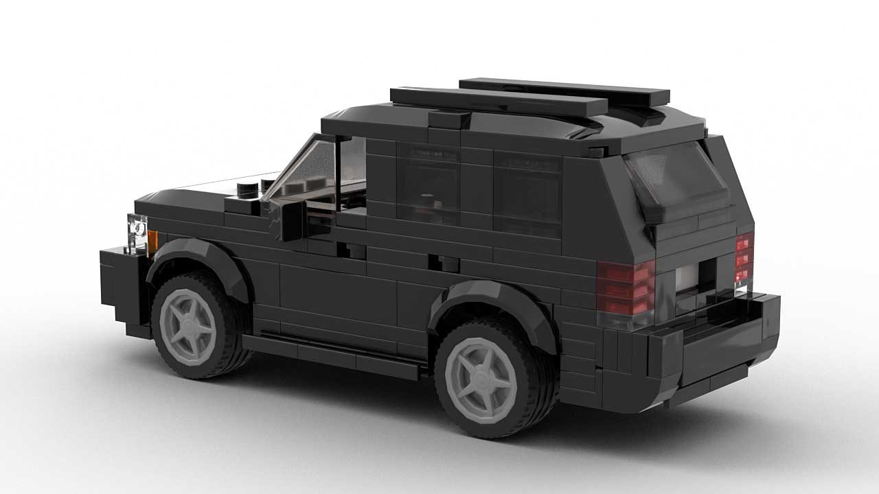 LEGO Jeep Grand Cherokee WK Model Rear