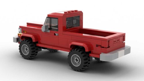 LEGO Jeep J-10 82 Model Rear