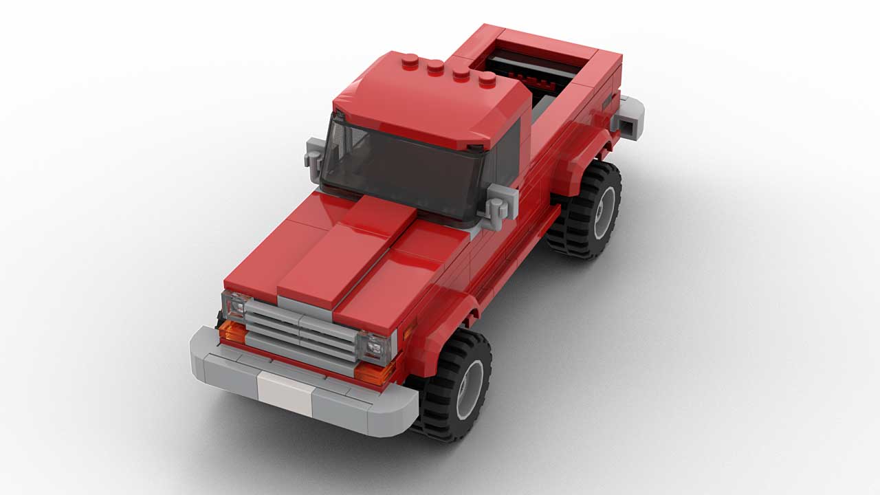 LEGO Jeep J-10 82 Model top view