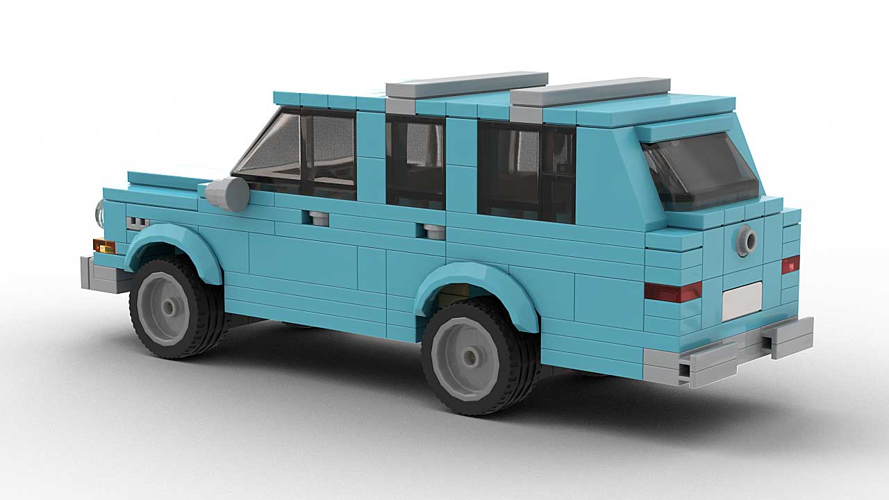 LEGO Jeep Wagoneer 65 Model Rear