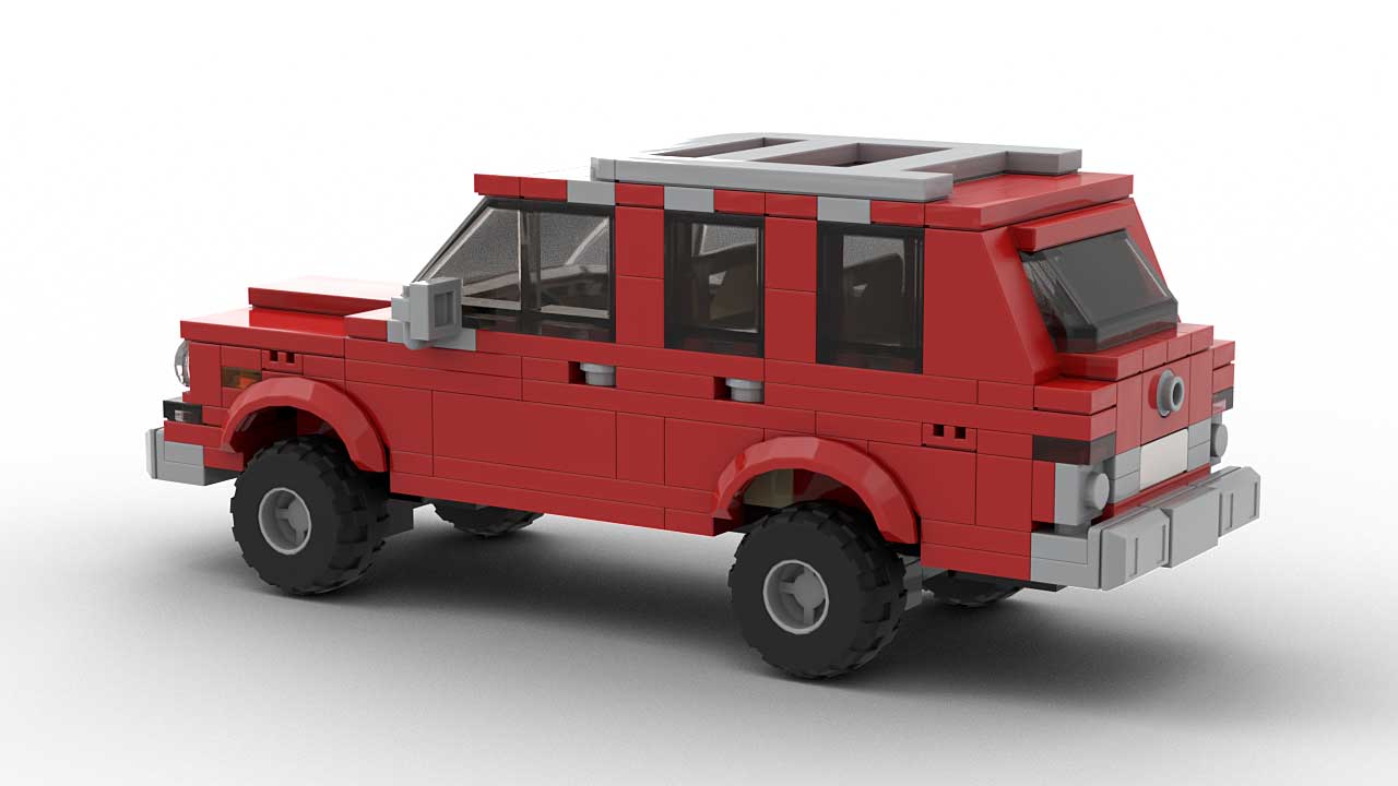 LEGO Jeep Wagoneer 70 Model Rear