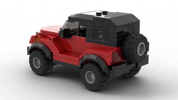 LEGO Jeep Wrangler YJ Model Rear