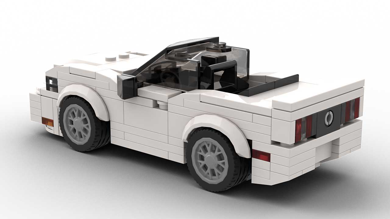 LEGO Ford Mustang 2012 Convertible Model Rear