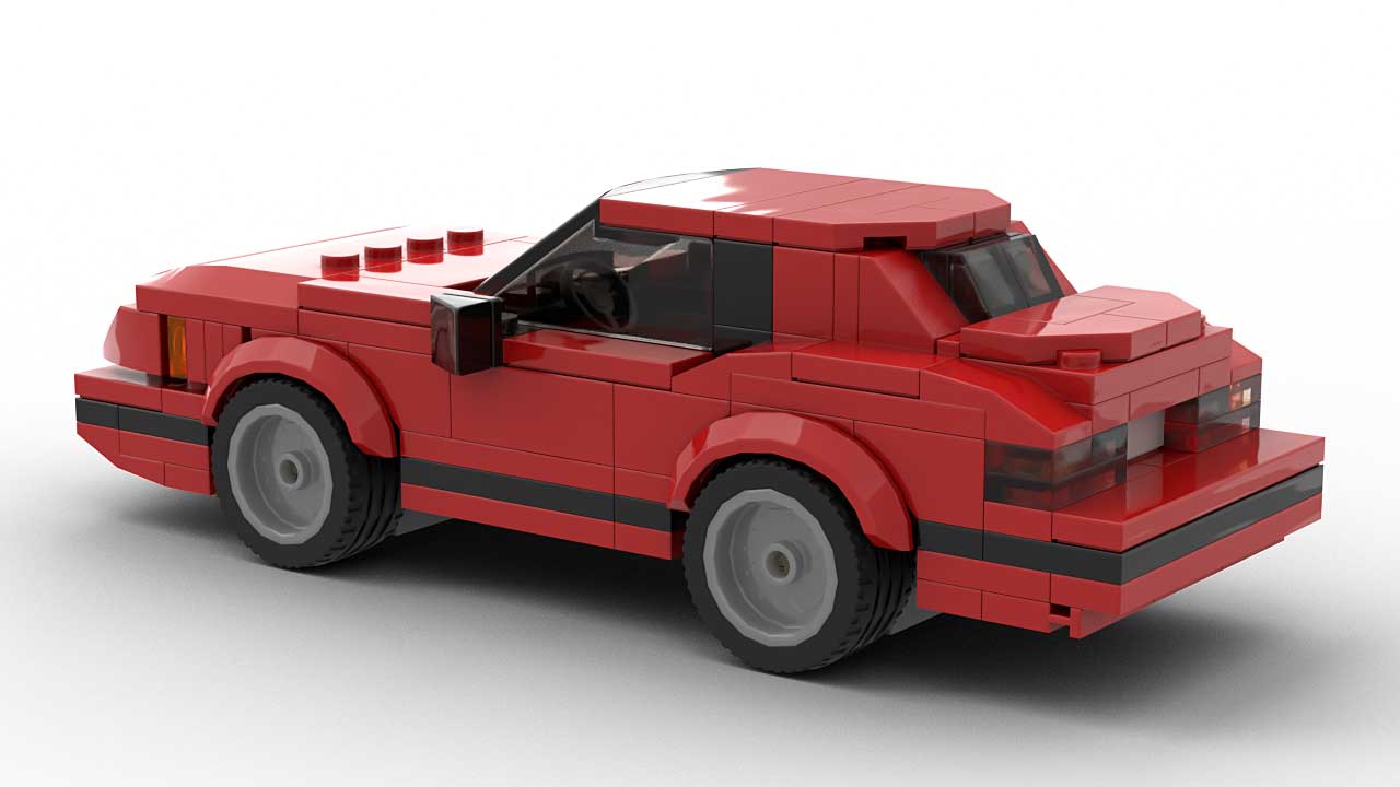 LEGO Ford Mustang 86 Model Rear