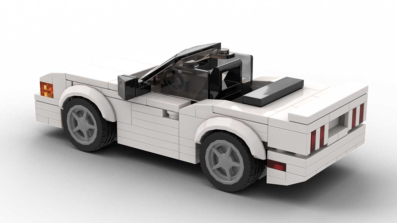 LEGO Ford Mustang 96 Convertible Model Rear