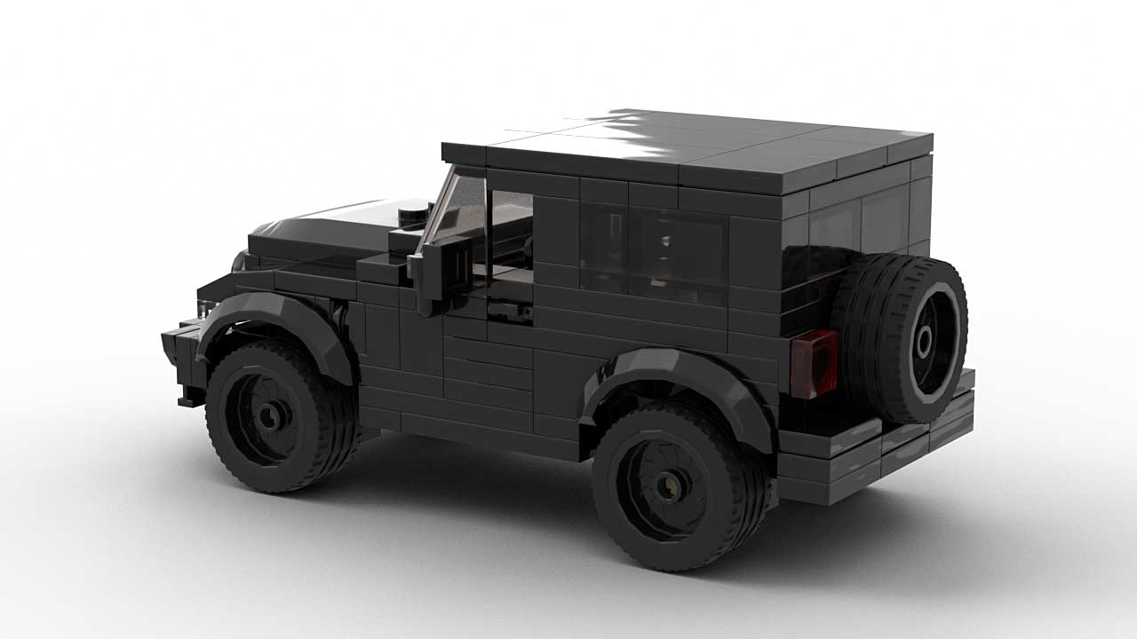 LEGO Jeep Wrangler JL 2-door Model Rear