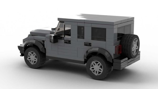 LEGO Jeep Wrangler JL 4-door Model Rear