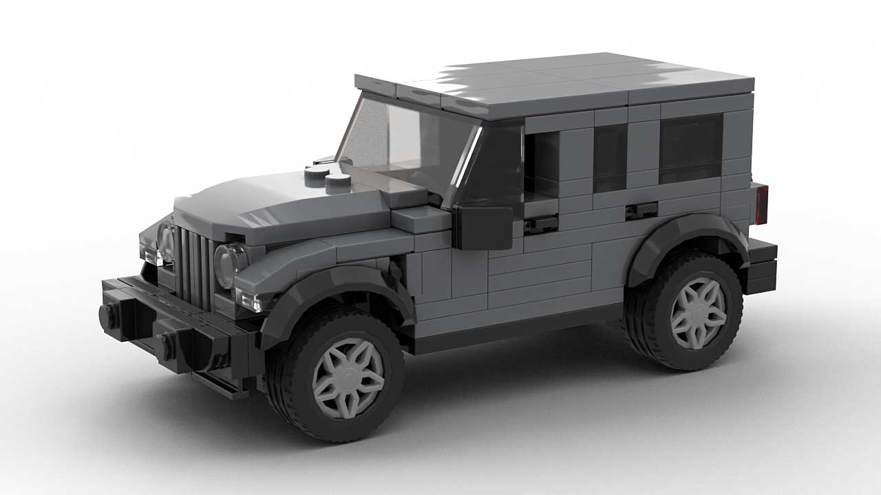 Jeep Wrangler JL 4-door - LEGO® MOC Instructions