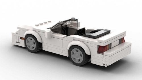 LEGO Chevrolet Camaro 91 Convertible Model Rear