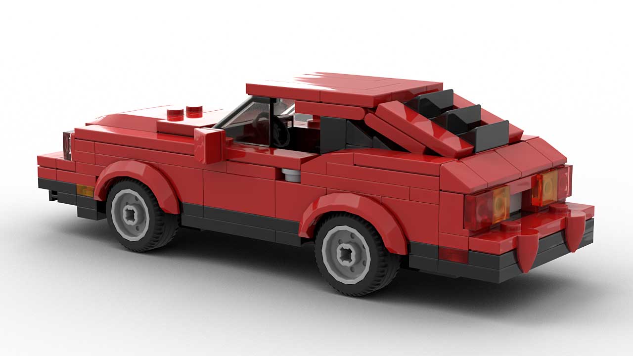 LEGO Ford Mustang II Hatchback Model Rear