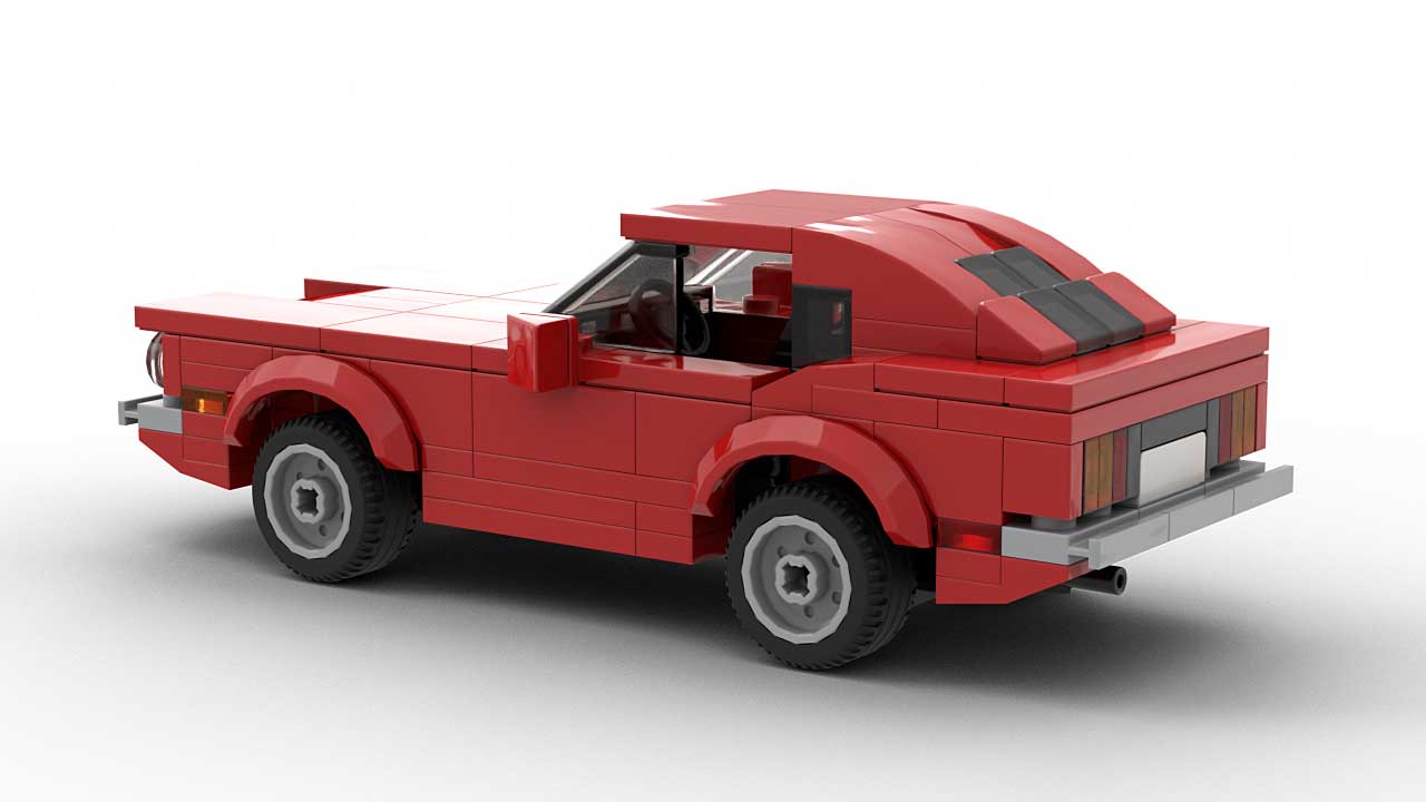 LEGO Mercury Capri 73 Model Rear