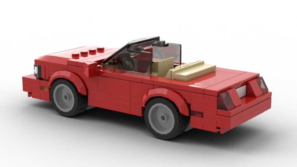 LEGO Mercury Capri ASC McLaren Convertible Model Rear